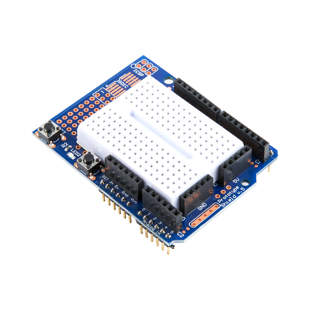 Плата расширения для Arduino UNO с макетной платой на 170 точек